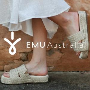 EMU Australia エミュ 厚底 エスパドリーユ サンダル Fern W12868 エミュー オーガニックコットン レディース 靴 ミュール｜outlet-para
