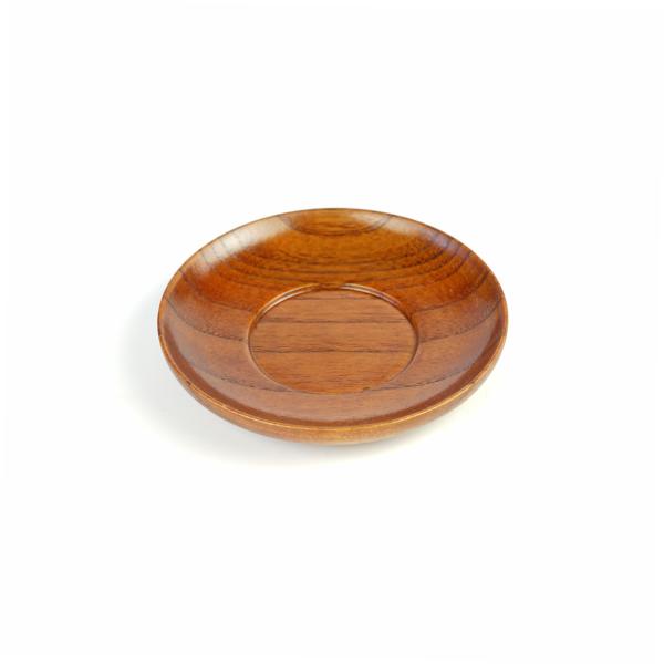 【アウトレット】〈2個組〉漆器 茶托 10.5cm 銘々皿 小皿 漆塗り 天然木 13-12