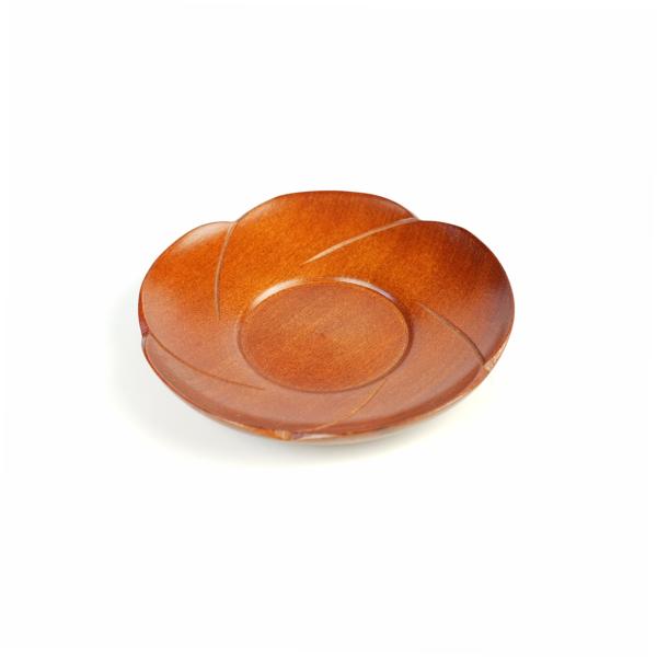 【アウトレット】〈2個組〉漆器 茶托 12cm 銘々皿 小皿 漆塗り 天然木 13-2