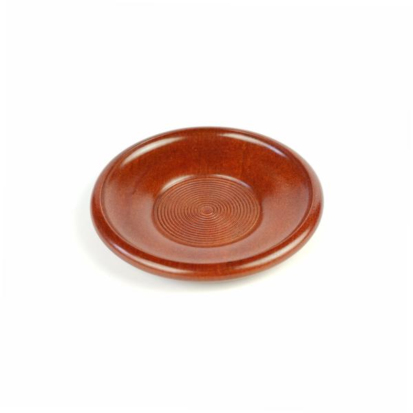 【アウトレット】〈2個組〉漆器 茶托 12cm 銘々皿 小皿 漆塗り 天然木 13-4