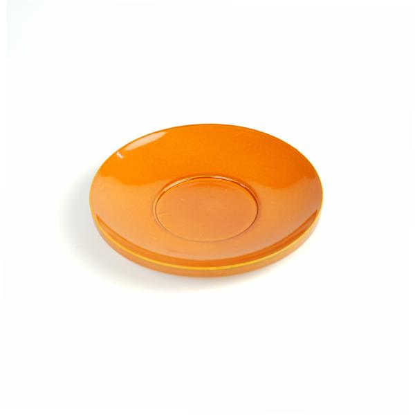 【アウトレット】〈2個組〉漆器 茶托 12cm 銘々皿 小皿 漆塗り 天然木 13-5