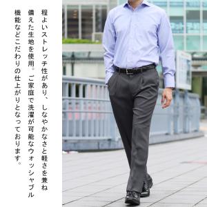 スラックス 裾上げ済 メンズ ワンタック 夏 ...の詳細画像5
