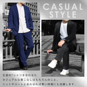 セットアップ メンズ スーツ カジュアルスーツ...の詳細画像4