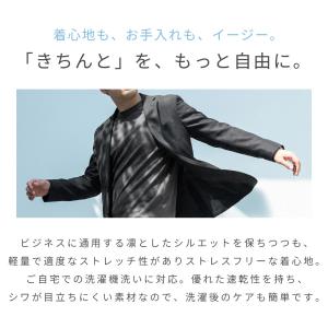 セットアップ メンズ スーツ シアサッカー 春...の詳細画像2
