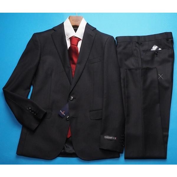 新品8.6万円 大手百貨店扱い 秋冬『ZIGNONE 伊製生地』ウール100% ジオメ織柄 スーツY...