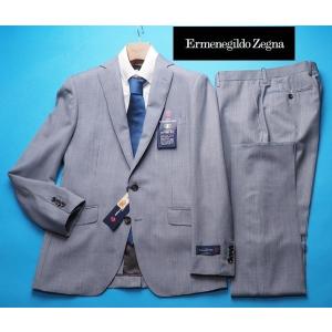 新品17.3万円 大手百貨店扱い 春夏『Ermenegildo Zegna ゼニア TROPICAL 伊製生地』ウール100% 千鳥柄 スーツA4紺(G) 1509261(B108)｜outlet-talat