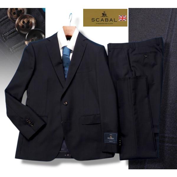 新品20.6万円 大手百貨店扱い 春夏 日本製『Scabal スキャバル 英国製生地』Super12...