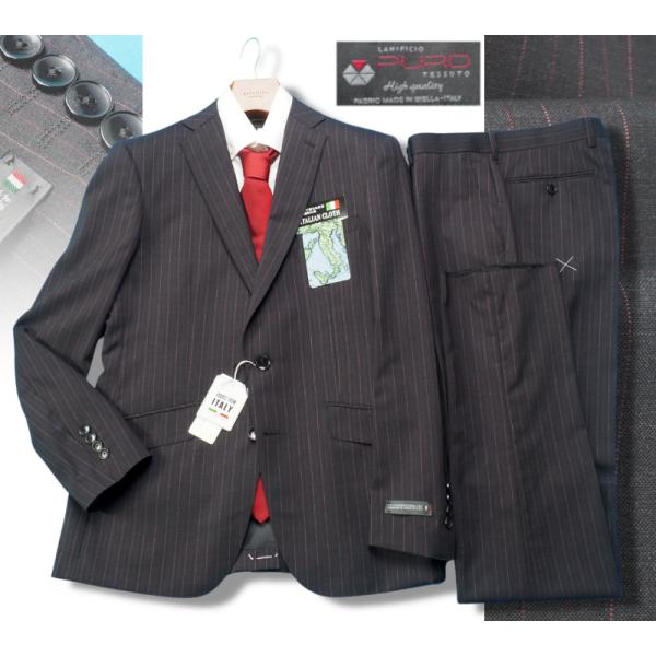 新品9.7万円 大手百貨店扱い 日本製 春夏『LANIFICIO PURO TESSUTO 伊製生地...