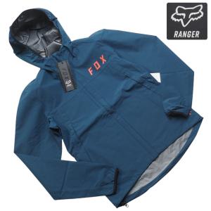 新品展示品 FOX フォックス RANGER 2.5Layer 防水・透湿 ジャケット MTB/マウンテンバイク メンズSブルー(360) 27361