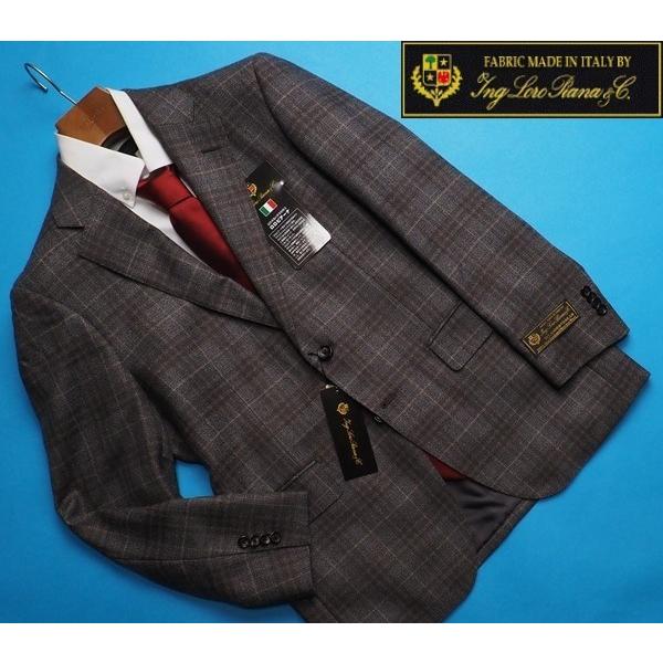 新品9.6万円 大手百貨店扱い 秋冬『ロロピアーナ ZELANDER DREAM 伊製生地』ウール1...