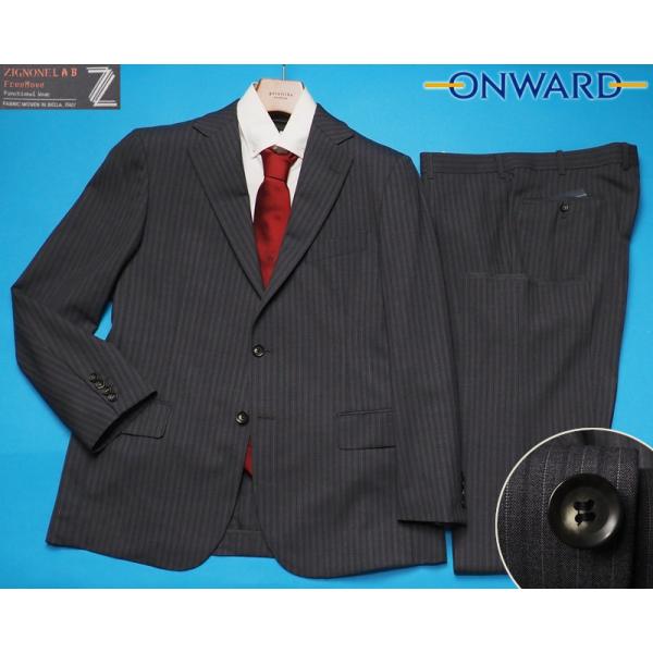 新品10万円 オンワード樫山 Selflex 日本製 春夏『ZIGNONE ジニョーネ 伊製生地』ウ...