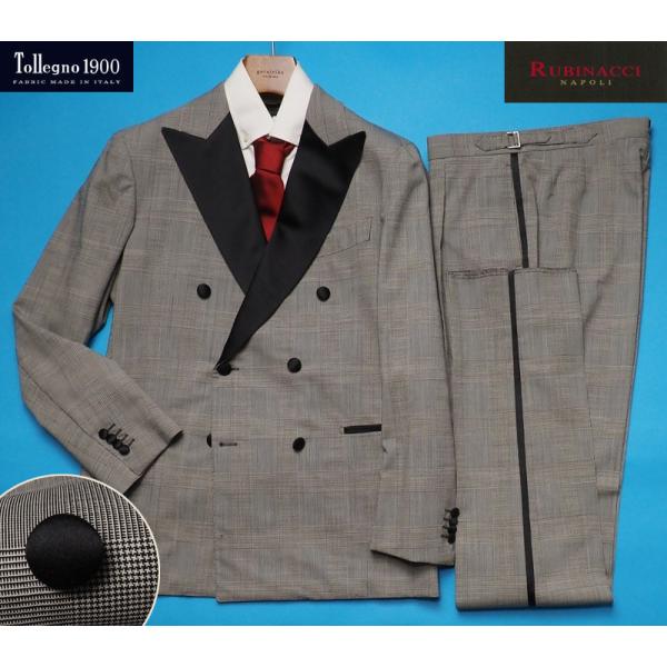 新品21.8万円 RUBINACCI ルビナッチ 日本製『Tollegno トレーニョ 伊製生地』タ...