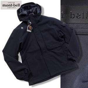 新品正規 mont-bell モンベル 撥水・UVカット 裏フリース WARM TECH 厚手 ソフトシェルジャケット メンズ105(XL) ネイビー(NAVY) AMJW202