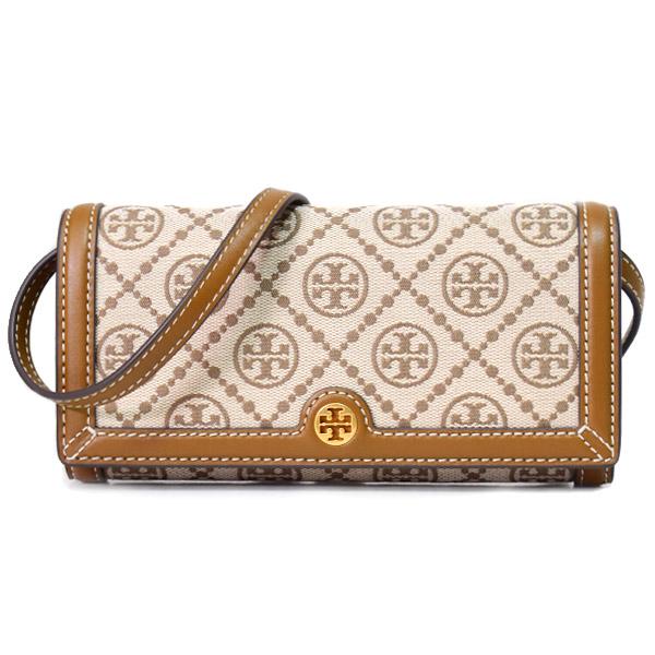 トリーバーチ バッグ TORY BURCH ジャガード レザー モノグラム ロゴ ウォレット 2wa...