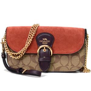 COACH（コーチ） バッグ レザー シグネチャー 型押し クレア チェーン