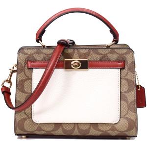 COACH（コーチ） バッグ シャンブレー レザー シグネチャー モリー