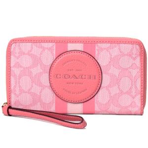 COACH（コーチ） 長財布 レザー ストロベリー 苺 プリント ロゴ リスト