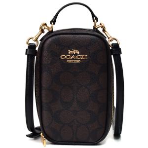 COACH（コーチ） バッグ ぺブルレザー エヴァ ロゴ ジップ クロス