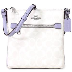 コーチ バッグ COACH コーティングキャンバス レザー シグネチャー ミニ ローワン ファイル バッグ クロスボディ 斜めがけ チャーク×ミスト【訳あり】CF340