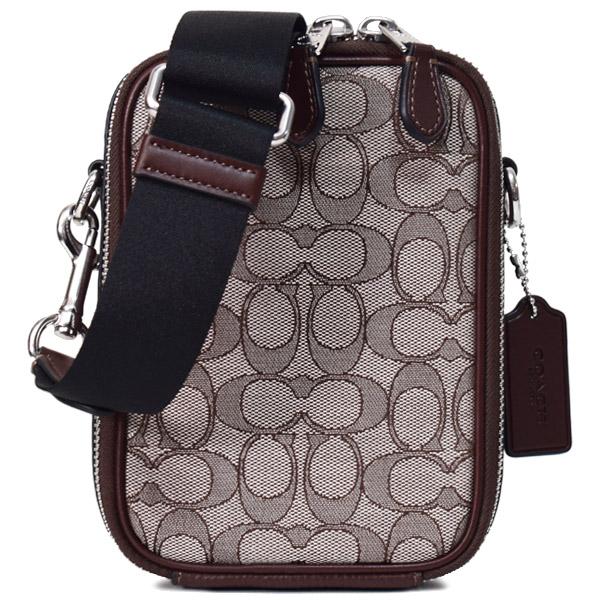 コーチ メンズ バッグ COACH ジャガード レザー シグネチャー スタントン 2WAY クロスボ...