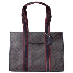 コーチ バッグ COACH コーティングキャンバス レザー シグネチャー スミス ラージ トート ロゴ ショルダーバッグ ブラウンマルチ CM865 COACH（コーチ） バッグ コーティングキャンバス レザー シグネチャー