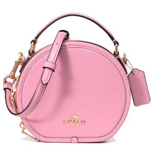 COACH（コーチ） バッグ ぺブルレザー キャンティーン ロゴ 丸型