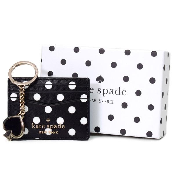 ケイトスペード カードケース katespade PVC チャーミング ドット カードケース＋キーフ...