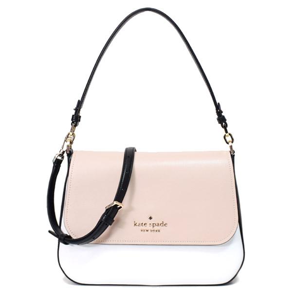 ケイトスペード バッグ katespade レザー ステイシー カラー ブロック 2way フラップ...