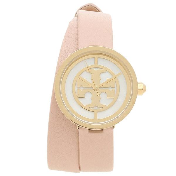 トリーバーチ 時計 TORY BURCH レザー ステンレススチール リーバ ダブル ラップ ストラ...