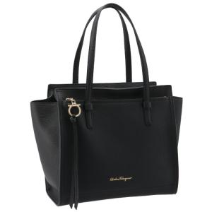 フェラガモ FERRAGAMO トートバッグ ミディアム エイミー AMY 720527 ブラック 21F216 0001 0010｜outleta