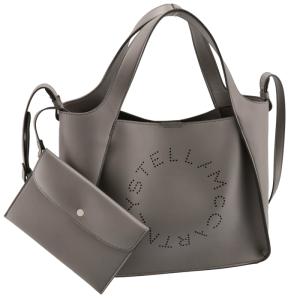 ステラマッカートニー STELLA MCCARTNEY バッグ ロゴバッグ ショルダーバッグ クロスボディ ポーチ付き グレー系 513860 W8542 1506｜outleta