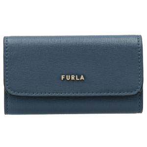 【訳あり】フルラ FURLA 4連キーケース BABYLON バビロン ブルー系×バイカラー RAC5UNO B30000 0245S｜outleta