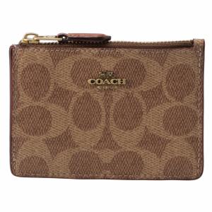 【訳あり】コーチ COACH カードホルダー＆コインケース トップジップ ミニ スキニー キーリング付き フラグメントケース 67162 B4NQ4｜outleta