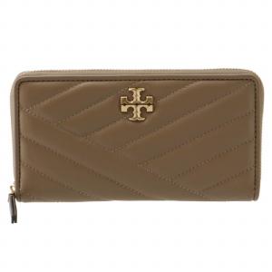 【訳あり】トリーバーチ TORY BURCH 長財布 KIRA ジップアラウンド コンチネンタル ウォレット ブラウン系 90348 0196 250｜outleta