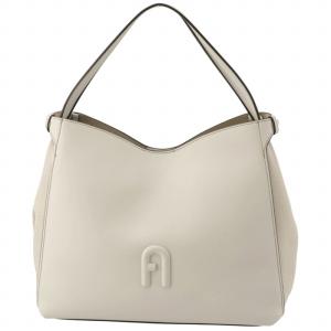 【訳あり】フルラ FURLA トートバッグ ラージ PRIMULA ホーボーバッグ L キャンバス ショルダー ホワイト系 WB00989 BX0654 1704S｜outleta