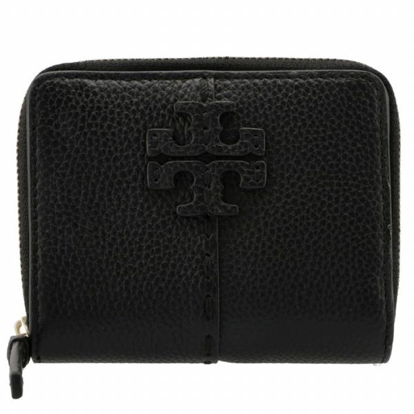 【訳あり】トリーバーチ TORY BURCH バイフォールド ラウンドジップ ミニ ウォレット Mc...