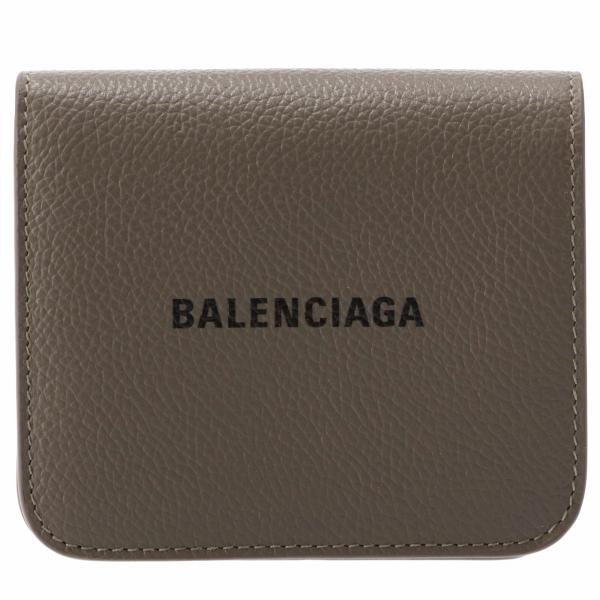 【訳あり】バレンシアガ BALENCIAGA 二つ折り スモールウォレット CASH ミニ財布 ロゴ...