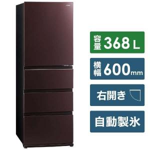 【未使用品・展示品】AQUA冷蔵庫 368L AQR-VZ37K(T)