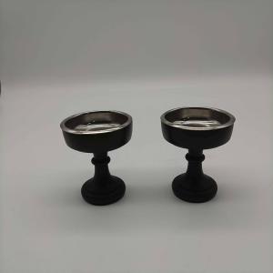 【アウトレット品】 【2個セット】 仏飯器 黒 2寸 仏壇用仏具 仏具 sp-011-k473