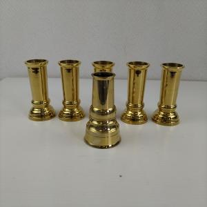 【アウトレット品】 【6個セット】 花立 3寸 仏壇用仏具 仏具 sp-011-k483