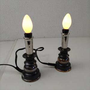 【アウトレット品】 【一対】 電気ローソク 4寸 仏壇用仏具 仏具 sp-011-k501