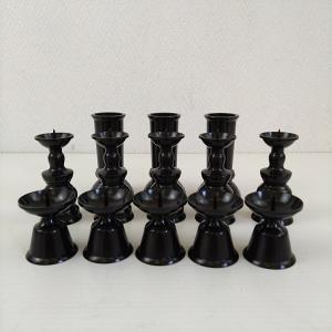 【アウトレット品】 【13個セット】花立 蝋燭立 1.5寸 3寸 仏壇用仏具 仏具 sp-011-k503