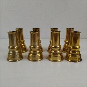 【アウトレット品】 【8個セット】 花立 3寸 仏壇用仏具 仏具 sp-011-k507