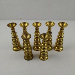 【アウトレット品】 【7個セット】 蝋燭立 3寸 2.5寸 仏壇用仏具 仏具 sp-011-k513