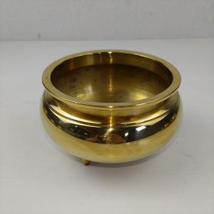 【アウトレット品】 香炉 直径3寸 真鍮 仏壇...の詳細画像1