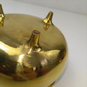 【アウトレット品】 香炉 直径4寸 真鍮 仏壇...の詳細画像5