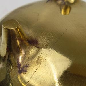 【アウトレット品】 香炉 直径3.5寸 真鍮 ...の詳細画像4