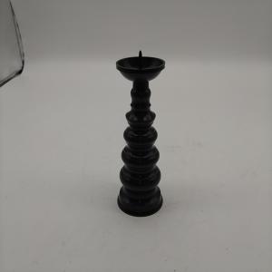 【アウトレット品】 燭台 4寸 黒 仏壇用仏具 仏具 sp-011-k572
