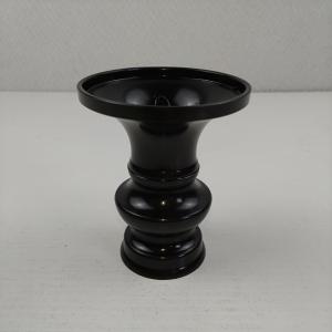 【アウトレット品】 花立 3寸 黒 仏壇用仏具 仏具 sp-011-k597