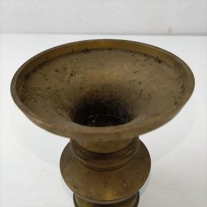 【アウトレット品】 花立 3.5寸 真鍮 仏壇...の詳細画像1